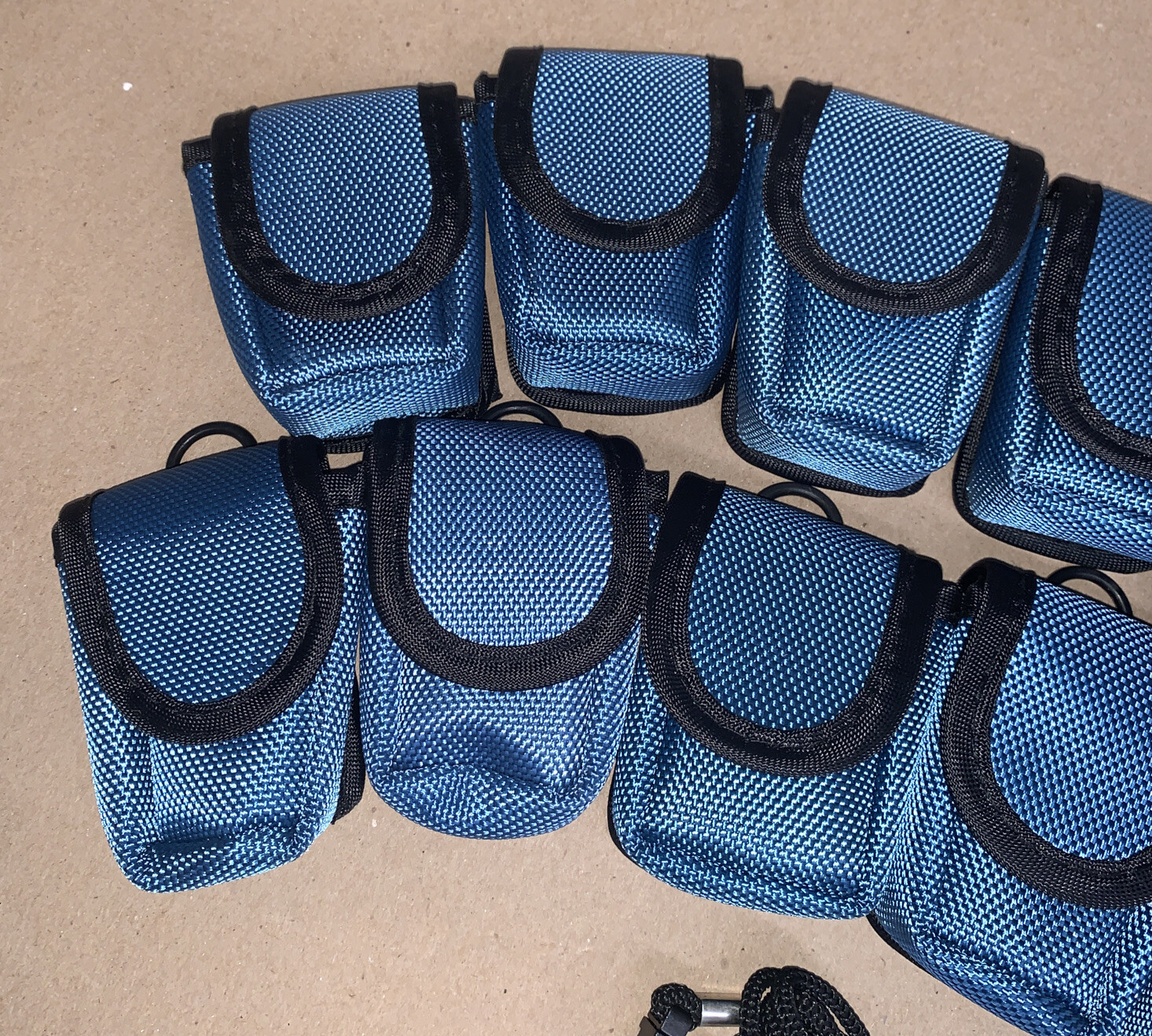 (12) Vertical Rugged Accessory Tool Pouch With Belt Loop & Lanyard 2″ x 3″