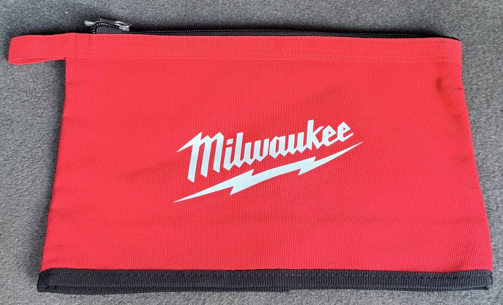 Milwaukee Tool Zippered Canvas Storage Pouch Bag – 48-22-8180 – 12″x8″
