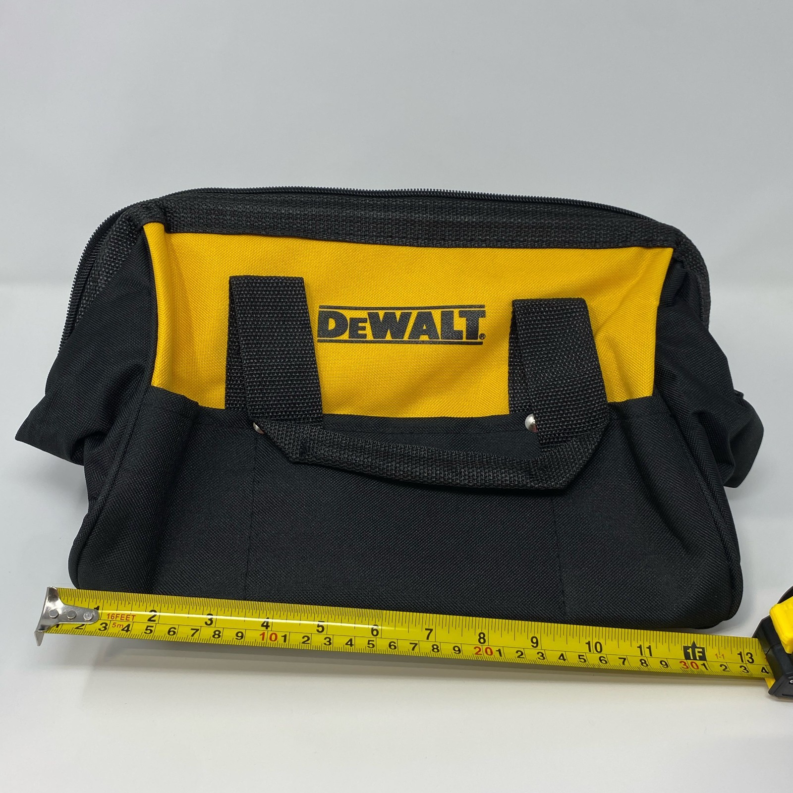 DEWALT 13in Mini Heavy Duty Contractor Tool Bag N037466 Yellow/Black