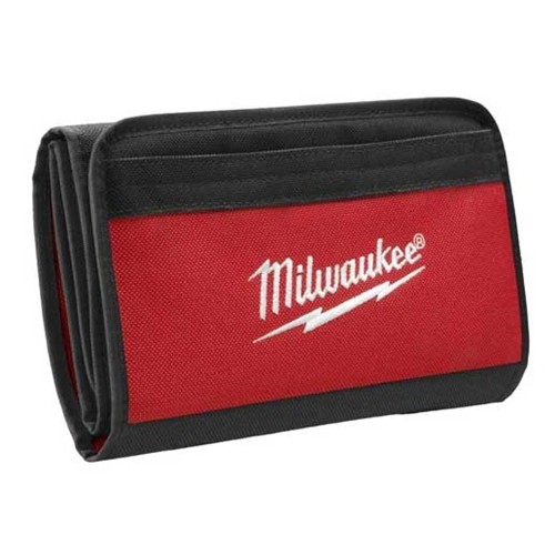 Milwaukee 48-55-0165 8″ Rugged Nylon Roll-Up Accessory Case Hook & Loop Closure