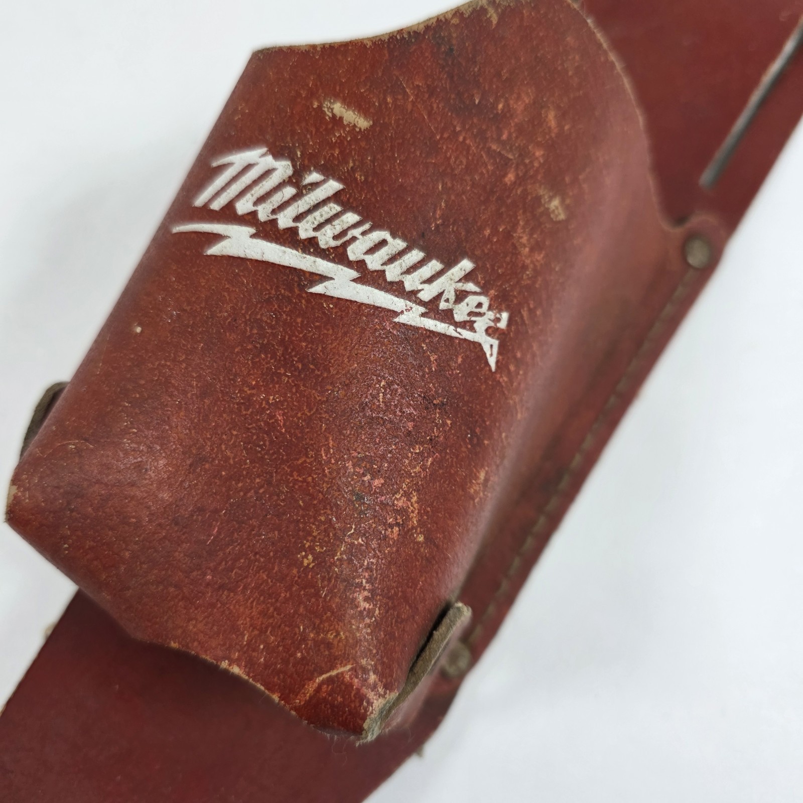 Milwaukee Leather Red 49-17-0200 Work Belt Tool Drill Holder Holster
