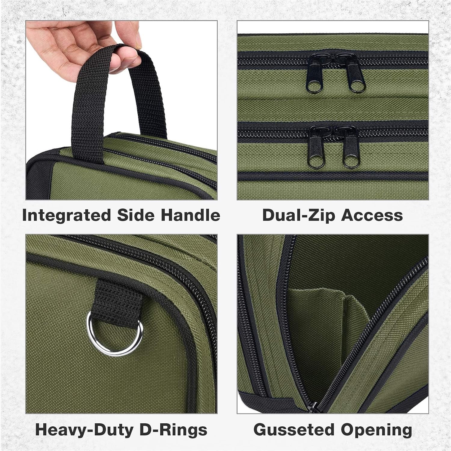 Small Tool Bag, 12 Inch Tools Pouch with 2 Pockets and Adjustable Shoulder Strap