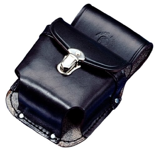 Kozuchi PC-17 Black Leather Tape Measure Case for 7.5m Wide Tape Measures