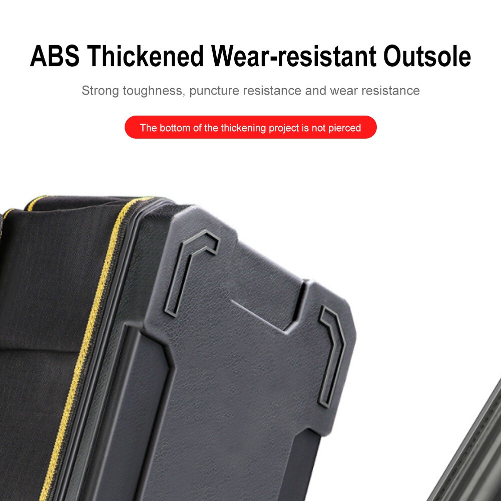 Multi-Function Tool Bag Oxford Cloth Electrician Wide Mouth Tool Bag Waterproof