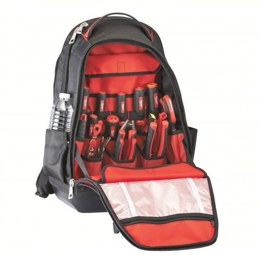 MILWAUKEE 48-22-8200 10″ 35-Pocket Impact Resistant Jobsite Backpack (US STOCK)