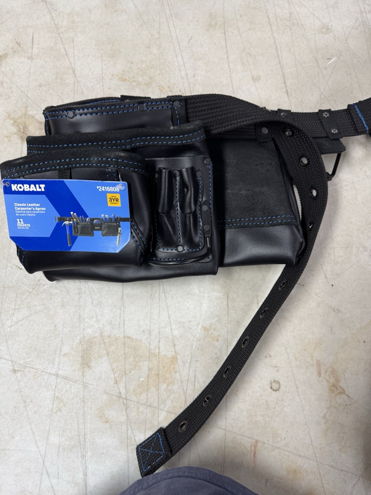 Kobalt 11 Pocket Classic Leather Tool Belt