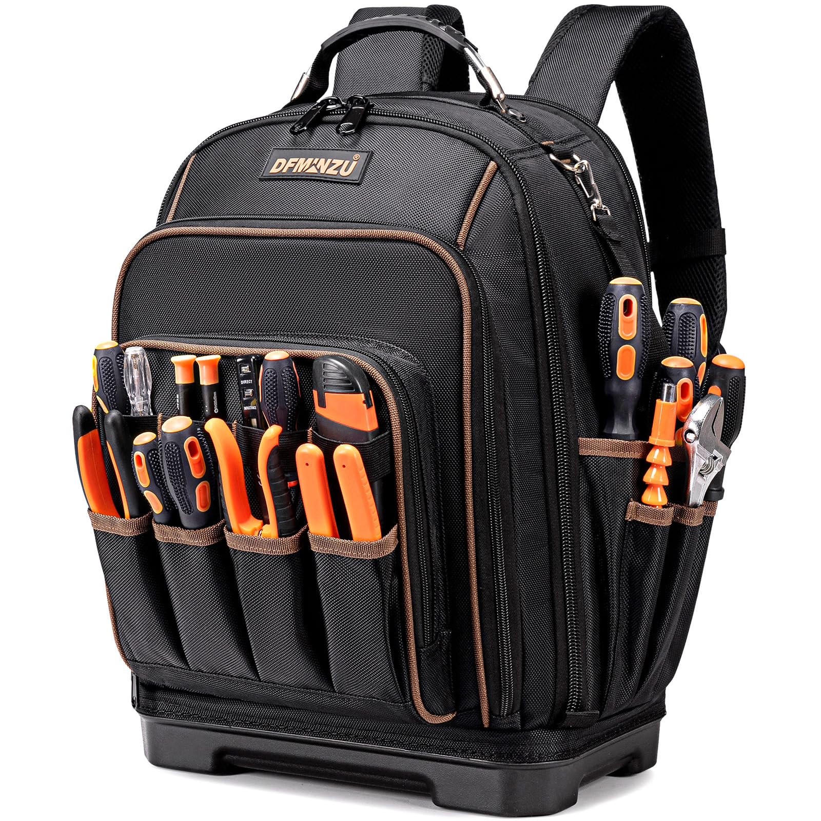 Tool Backpack Heavy Duty, Tool Bag Backpack with Laptop Compartment & Molded …