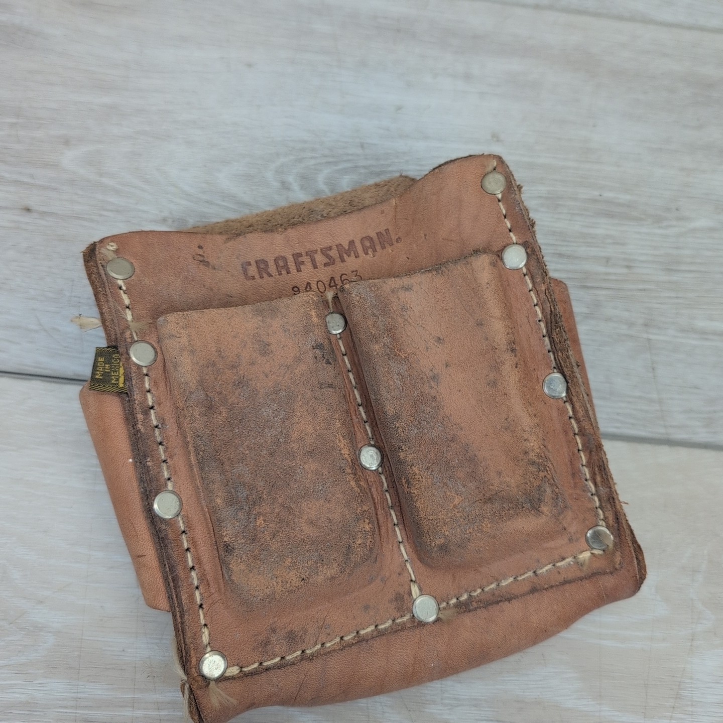 Vintage Craftsman Professional Leather Tool Pouch 40463