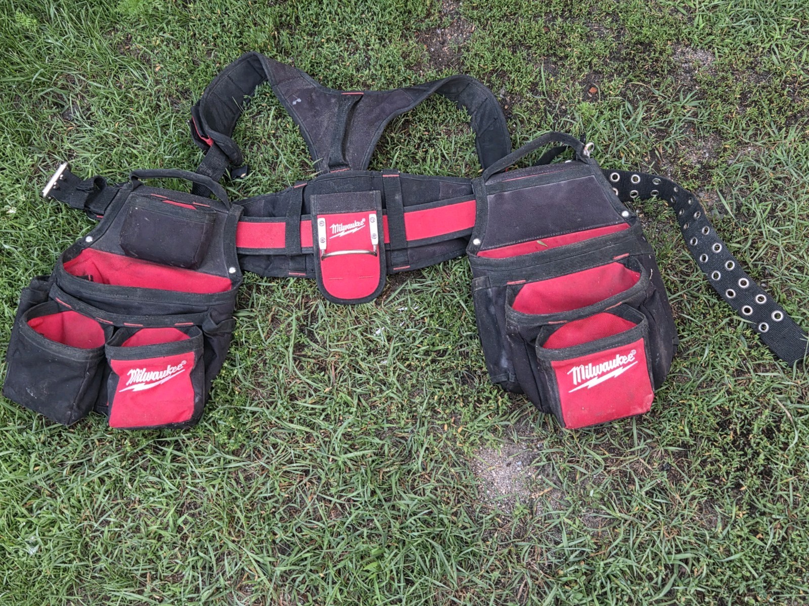 Milwaukee Tool Belt Contractor Work Belt w/ Suspension Rig #48-22-8120