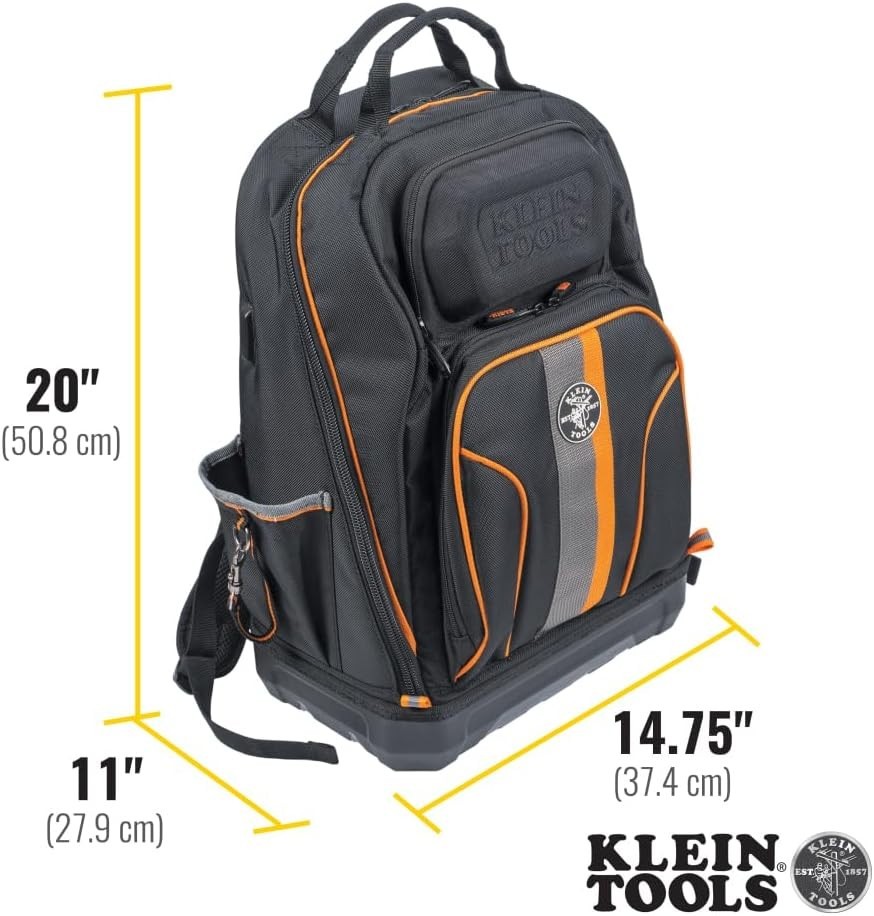 Tradesman Pro XL Tool Backpack with Hands-Free Illumination – 40 Pockets