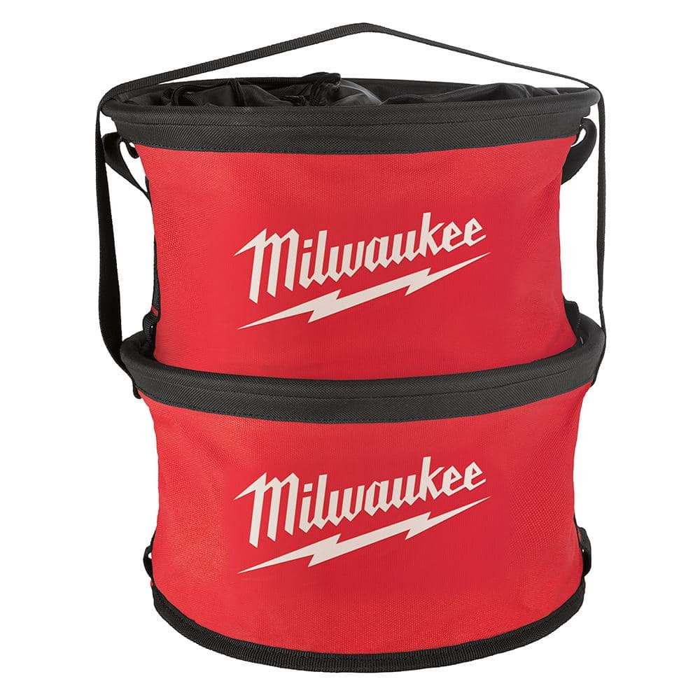 12 inch Parachute Organizer Tool Bag with 6 Internal Pockets Portable Storage