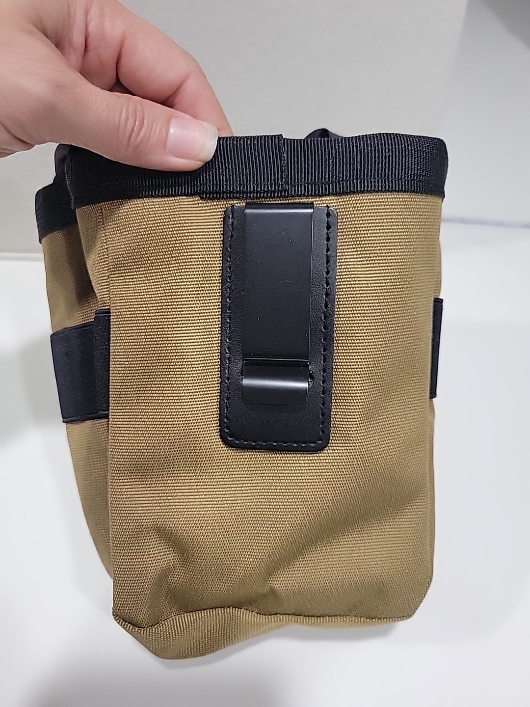 Tool Pouch Nails Screws Bag with Belt Clip XL Khaki B8