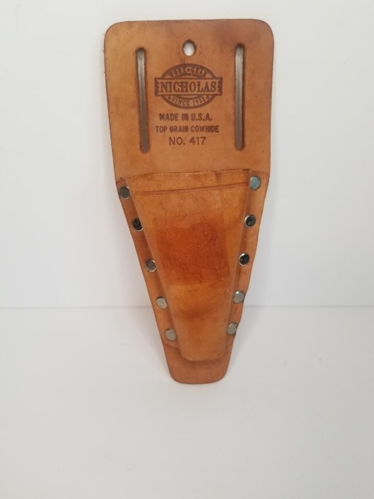 Nicholas 417 Tool Pouch top grain cowhide made in the USA