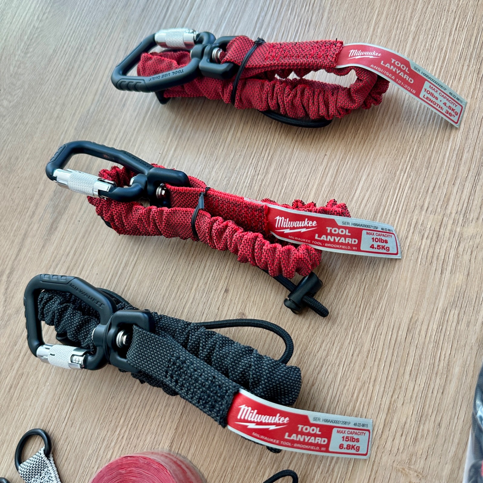 Milwaukee Tool Lanyard Quick-Connect Locking Accessory Attachment Safety Bundle