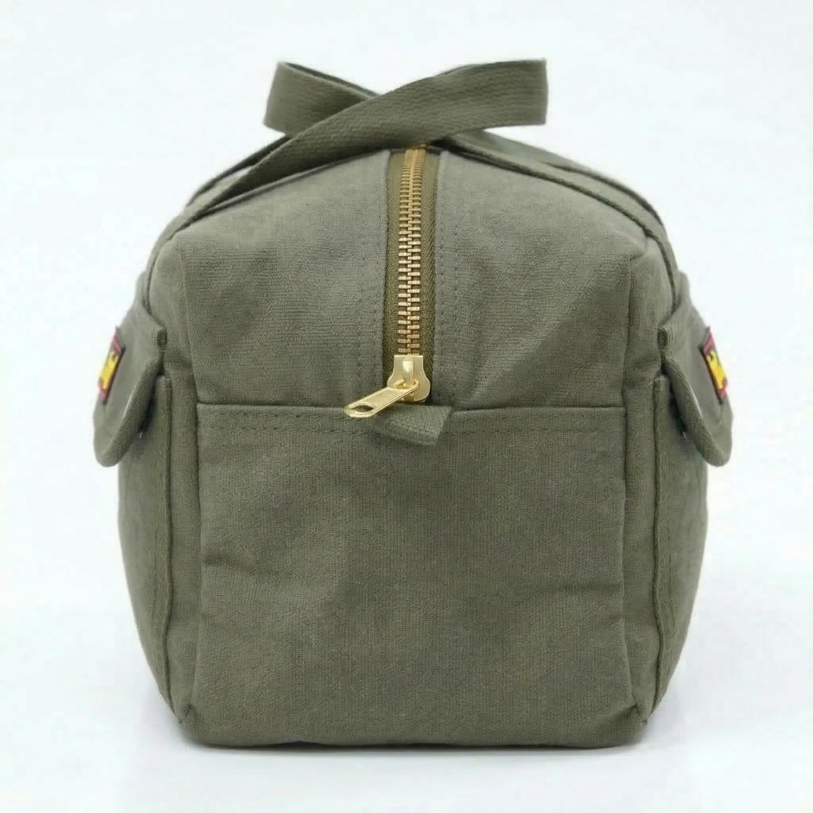 11″ Small Waxed Canvas Tool Bag & Mini Duffle 7.5 L WaterResistant with Shou…