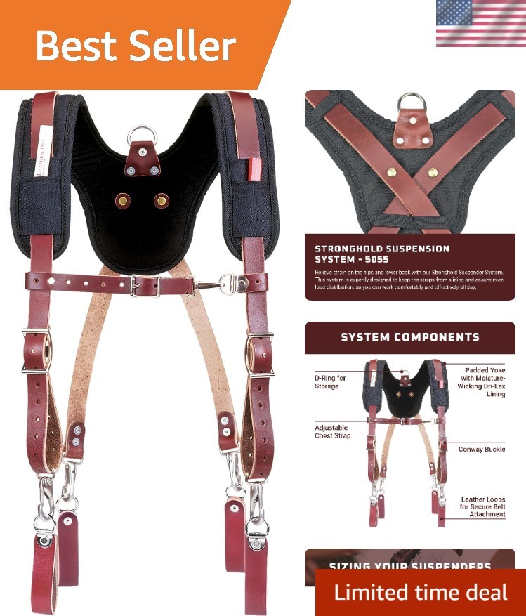 Stronghold Suspension System – Comfortable, Secure Fit – Includes Convenient …