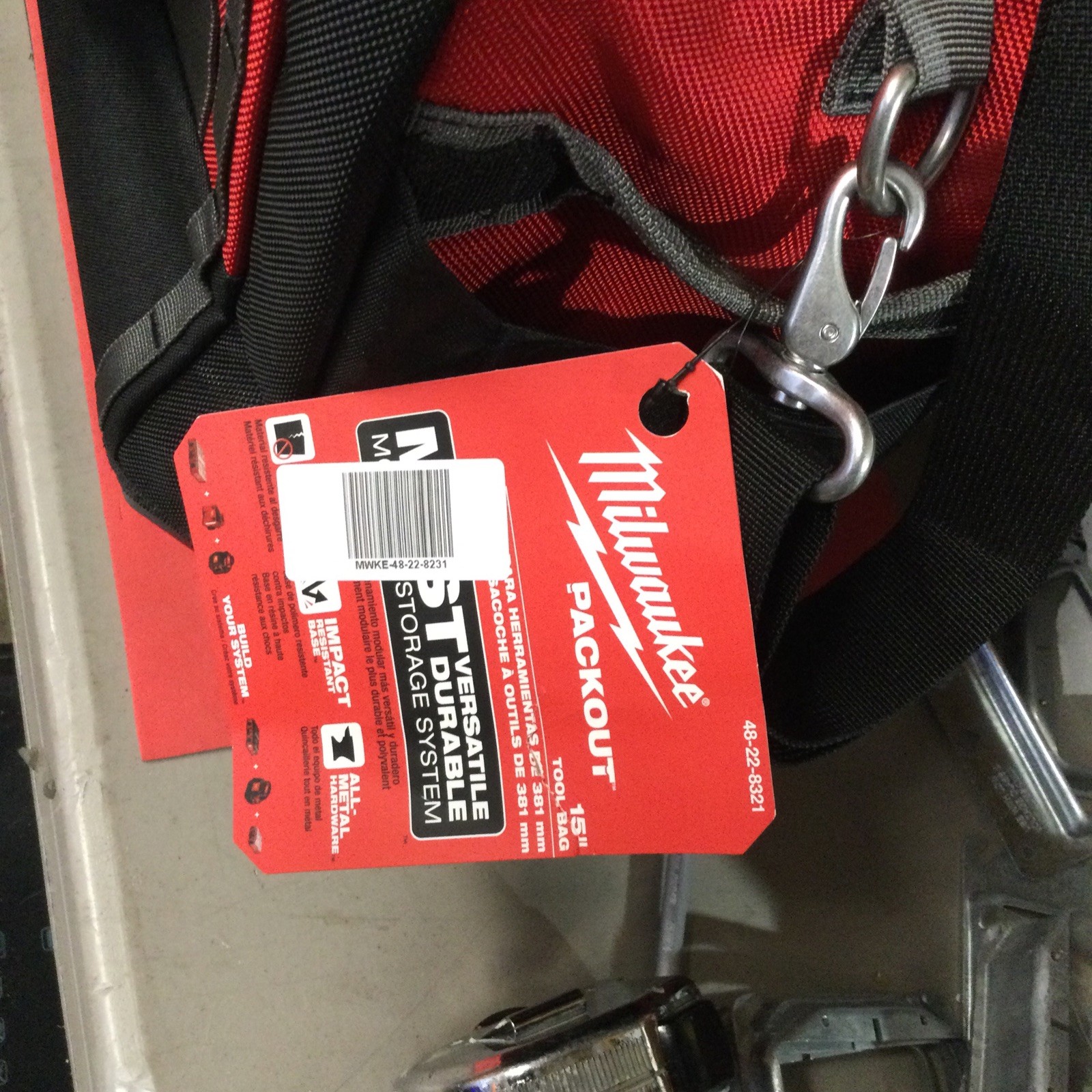 Milwaukee 15” Pack out Tool Bag Model 48-22-8321 (new)