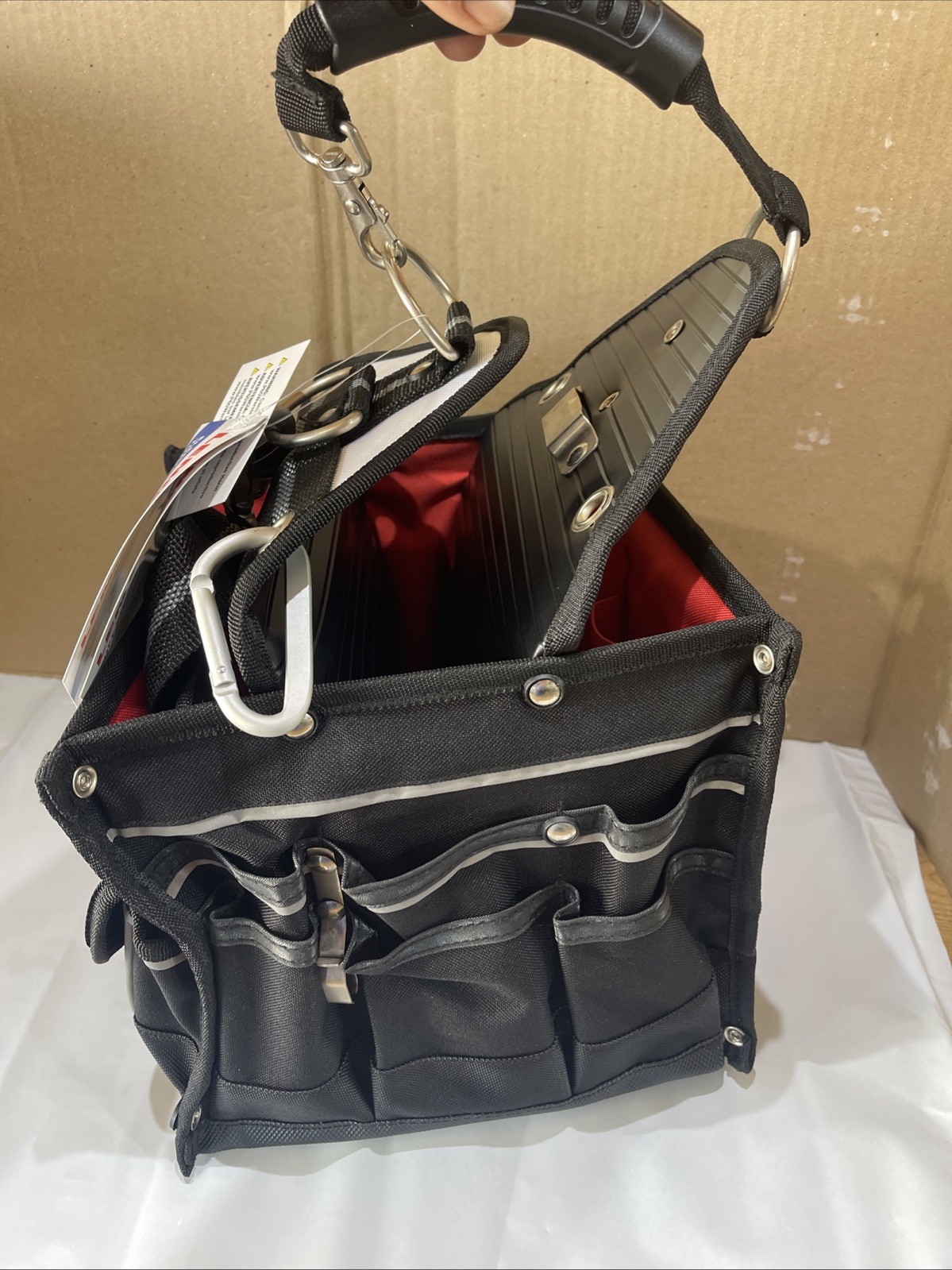 Lenox 1787422 Electrician’s Tote, 10”x10”x15” Get Organized Brand New