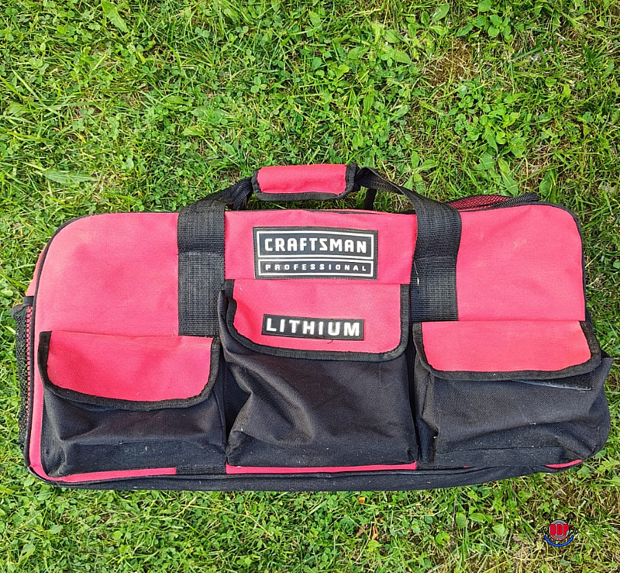 Craftsman Professional Tool Bag, 24″x12″x12″ 24 Pockets (Outside & Inside) Strap