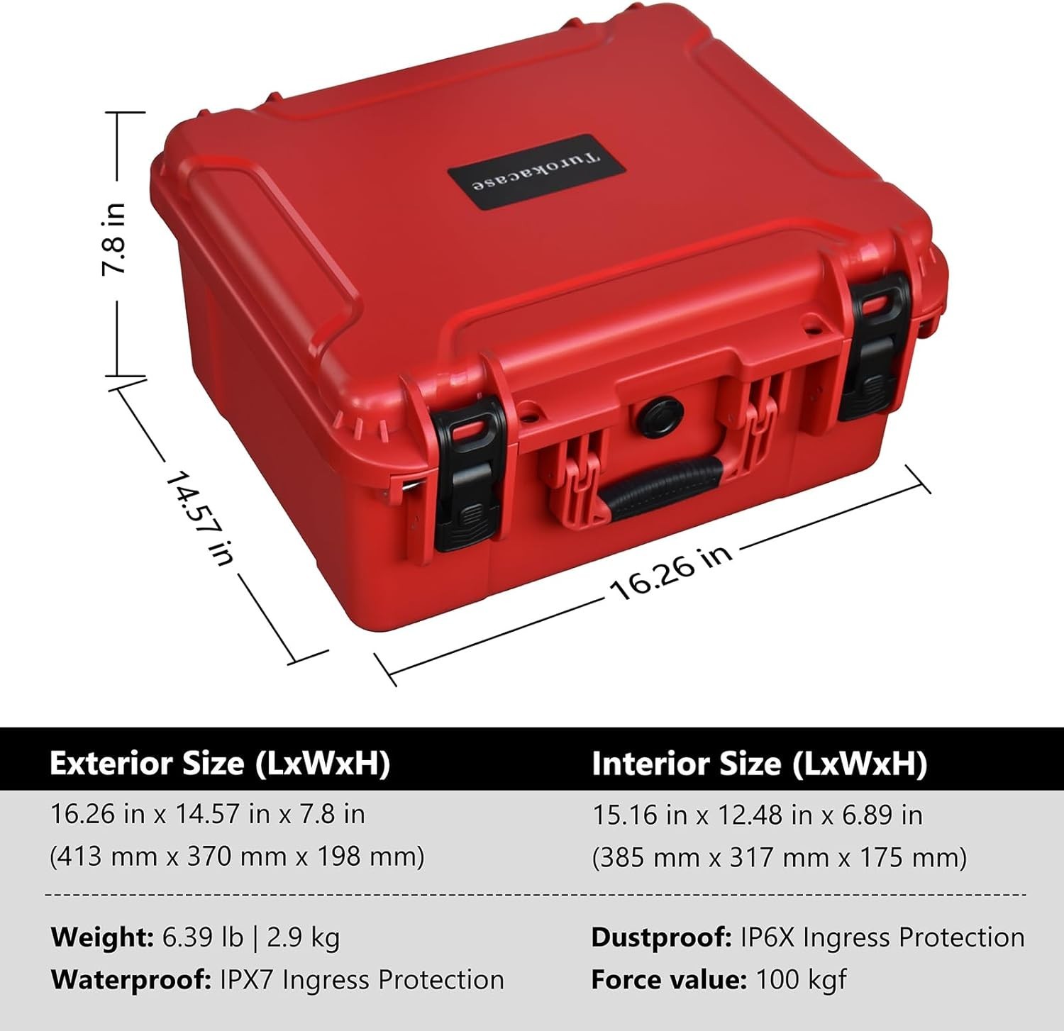 Air Compressor Hard Storage Case for Milwaukee M18 Inflator 2848 20 Waterproof
