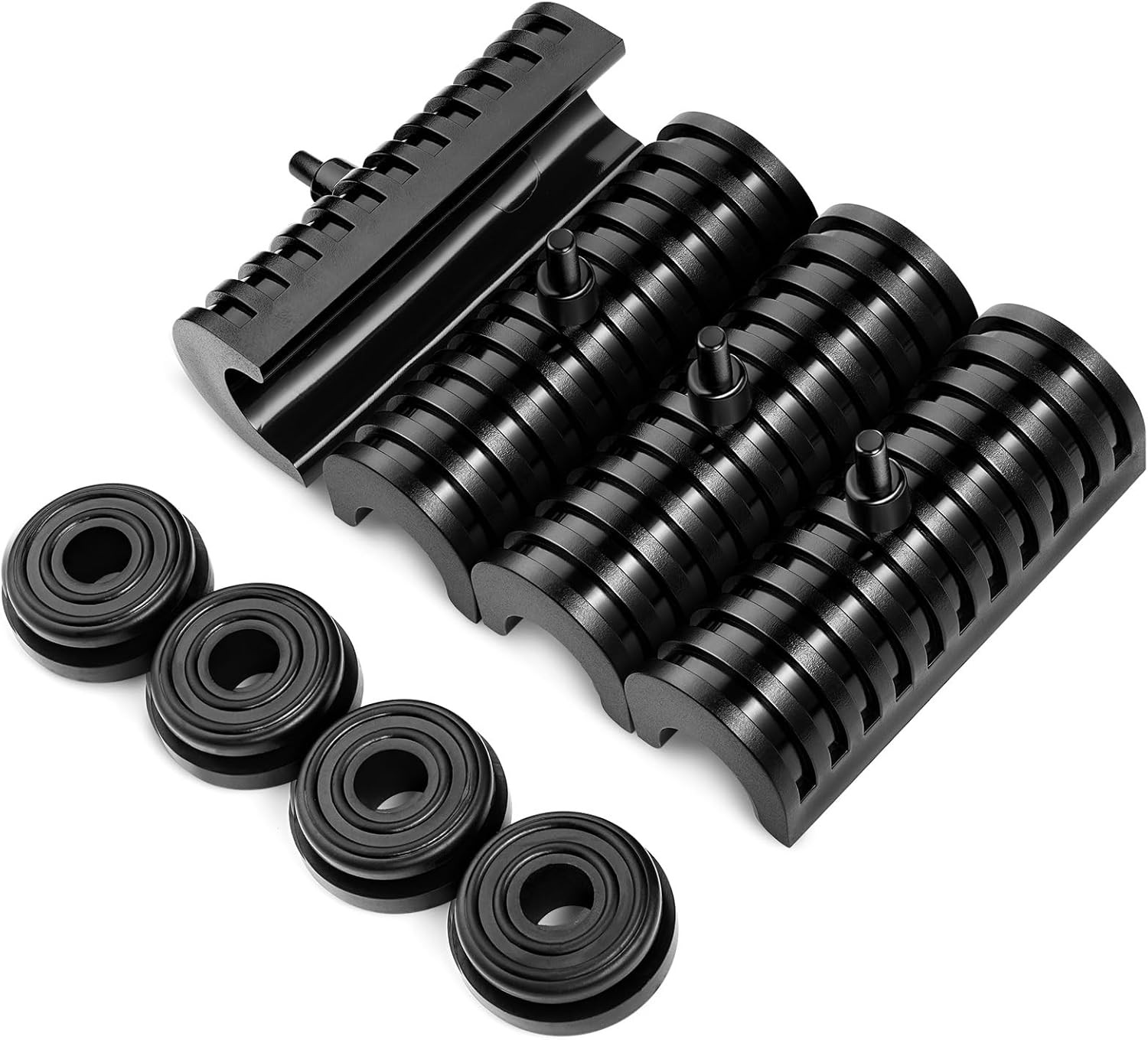 Rubber Mounts Support Cushion Hard Saddle Bags Saddlebag Fit for Harley Touri…