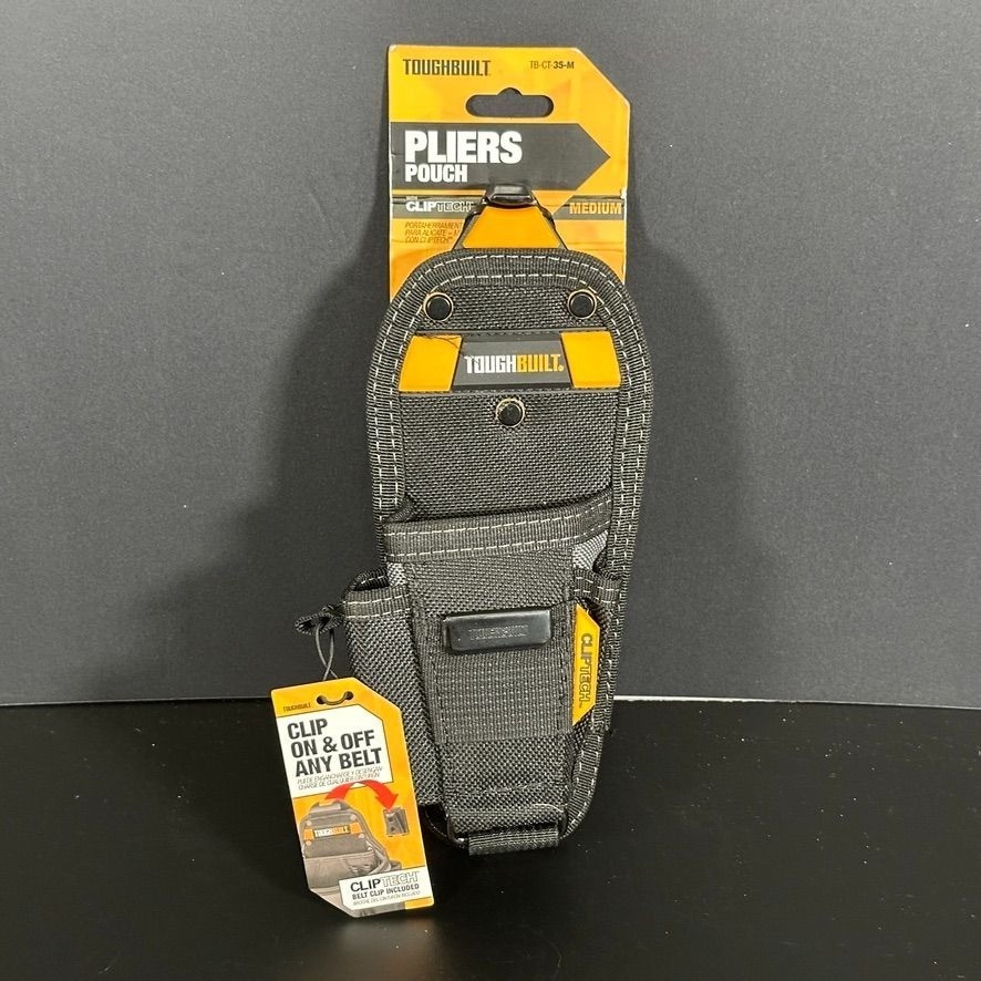 TOUGHBUILT Pliers Pouch MEDIUM w ClipTech Hub TB-CT-35-M