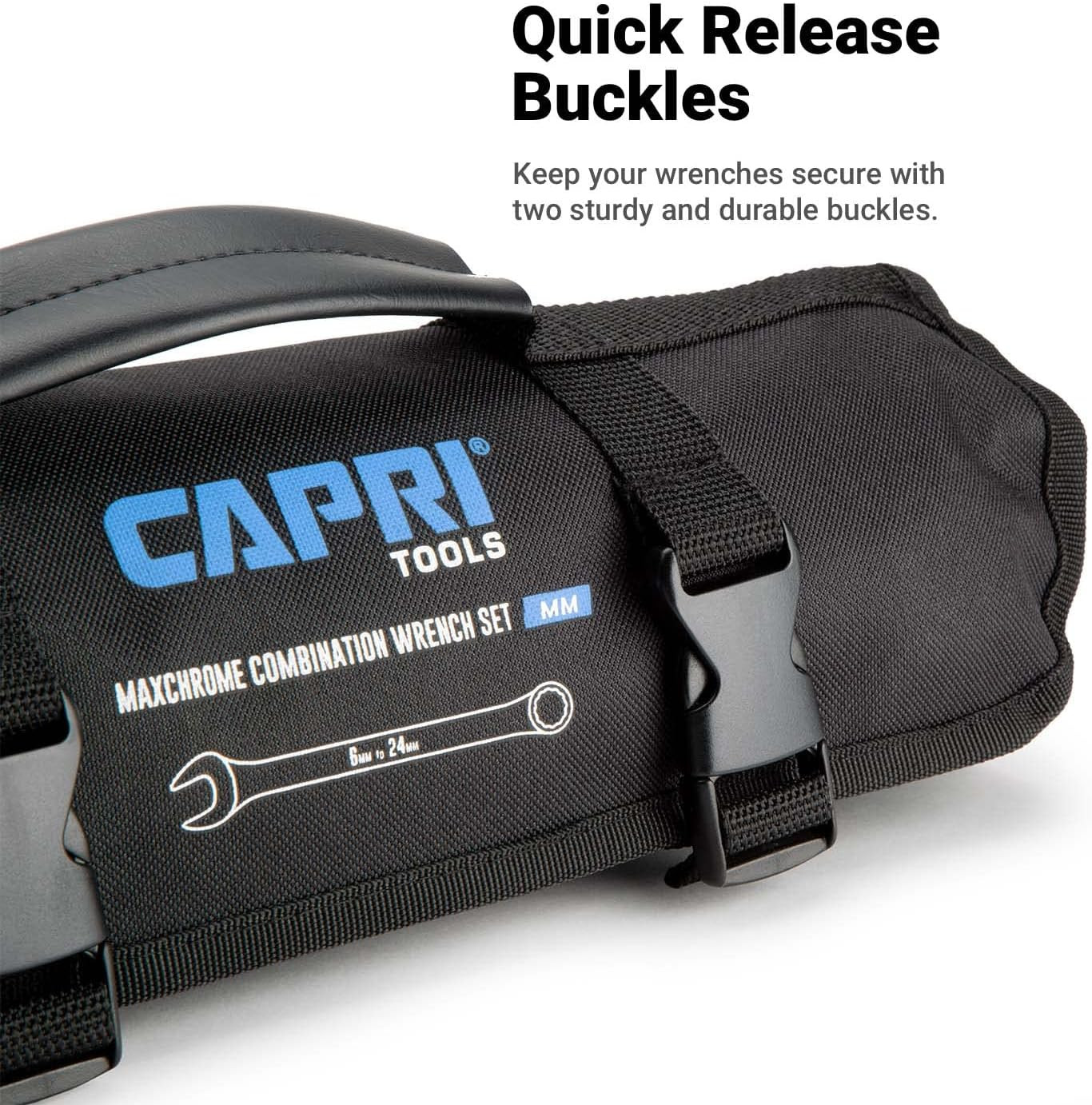 Wrench Roll up Pouch Standard Pockets