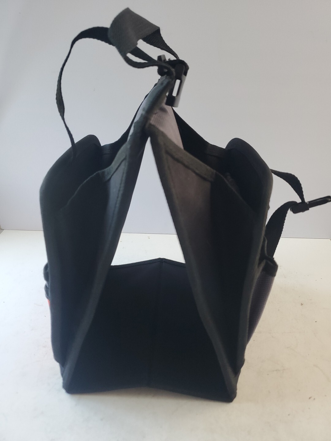 Proto Open Caddy Tote Tool Pouch Bag with 9 Pockets Sets up as Triangle Canvas