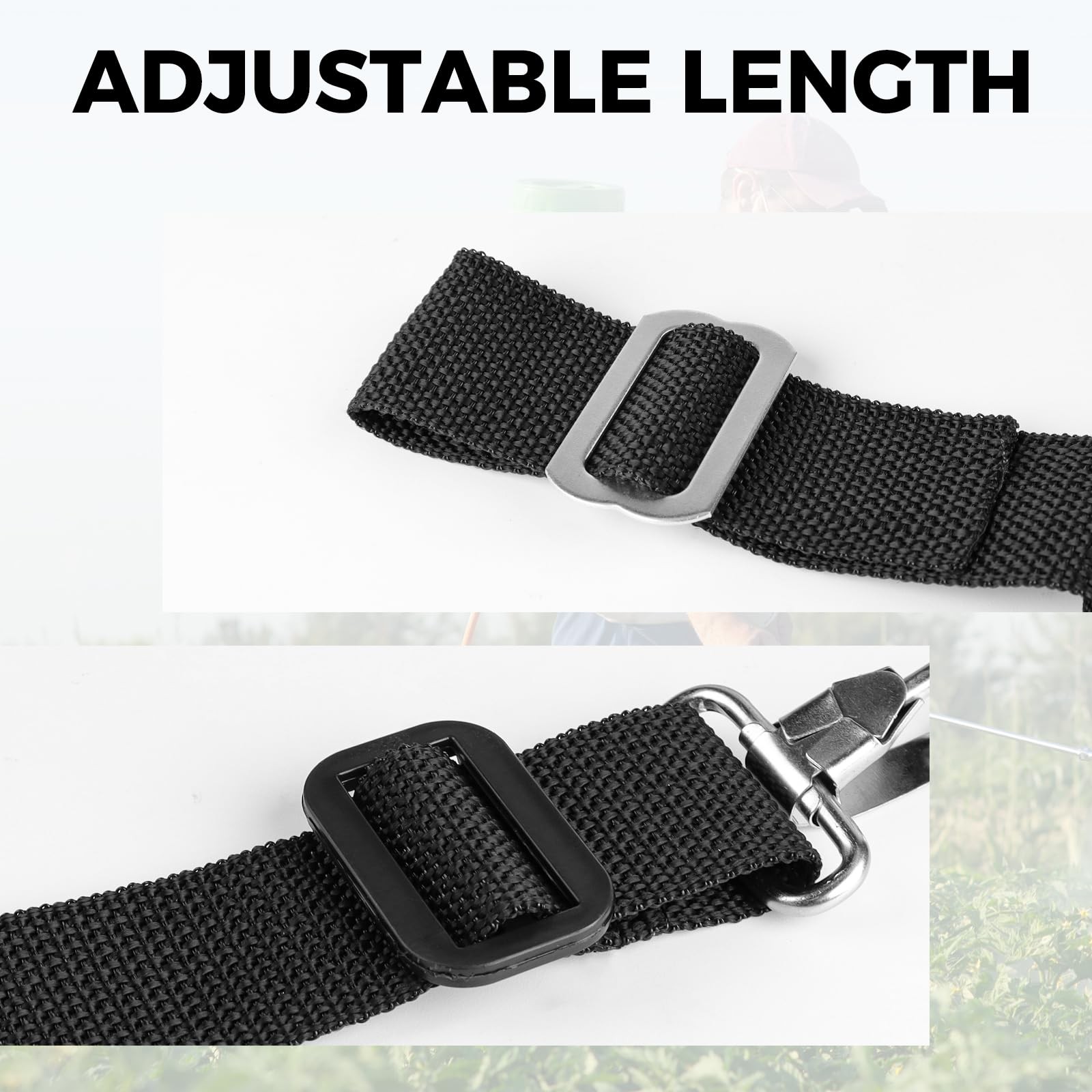 Backpack Sprayer Replacement Straps Padded Shoulder 38.2×2.8 inches, Black