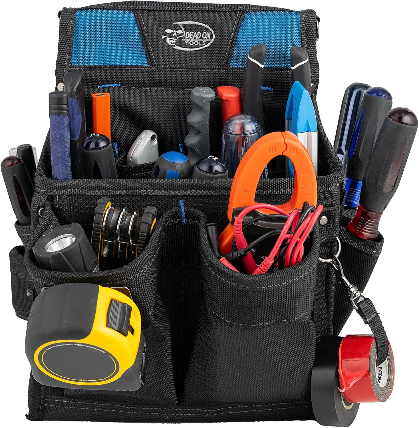 Tools HDP222496 Pro Electricians Professional Pouch, Black|Black