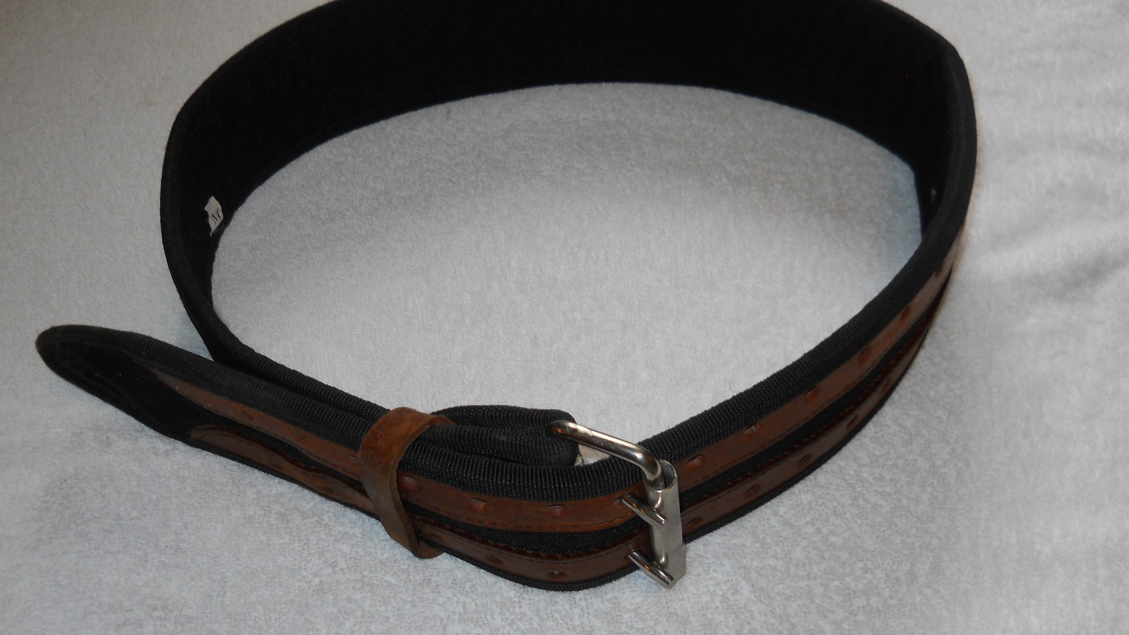 Cal Hawk Tool Belt Medium Nylon and Leather