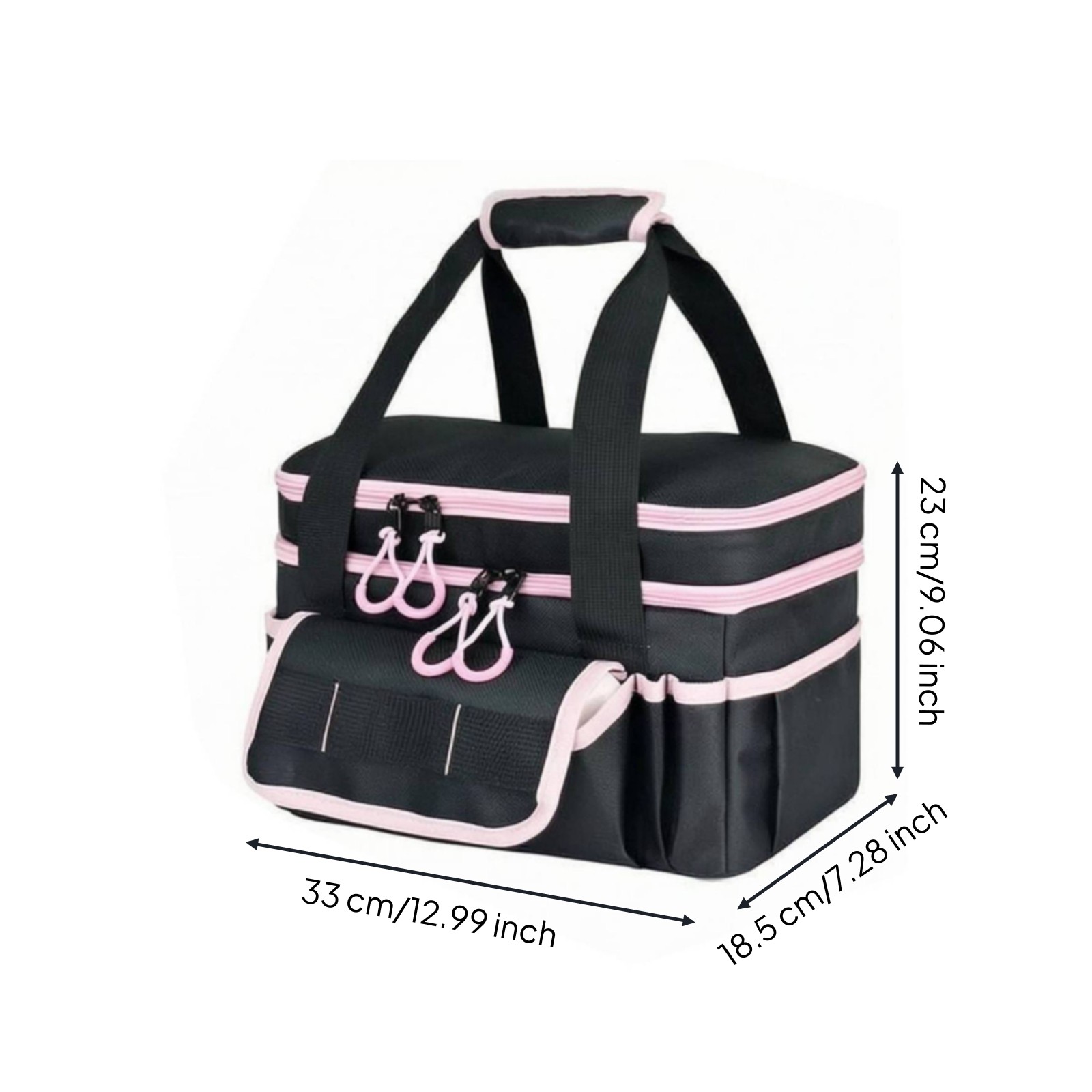 Tool Organizer Bag Lined Interior Soft Tool Bag Wipe-Clean