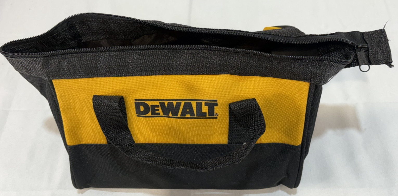 DEWALT 12″ Soft Tool Bag 11x9x6 Heavy Duty Zippered Storage Organizer
