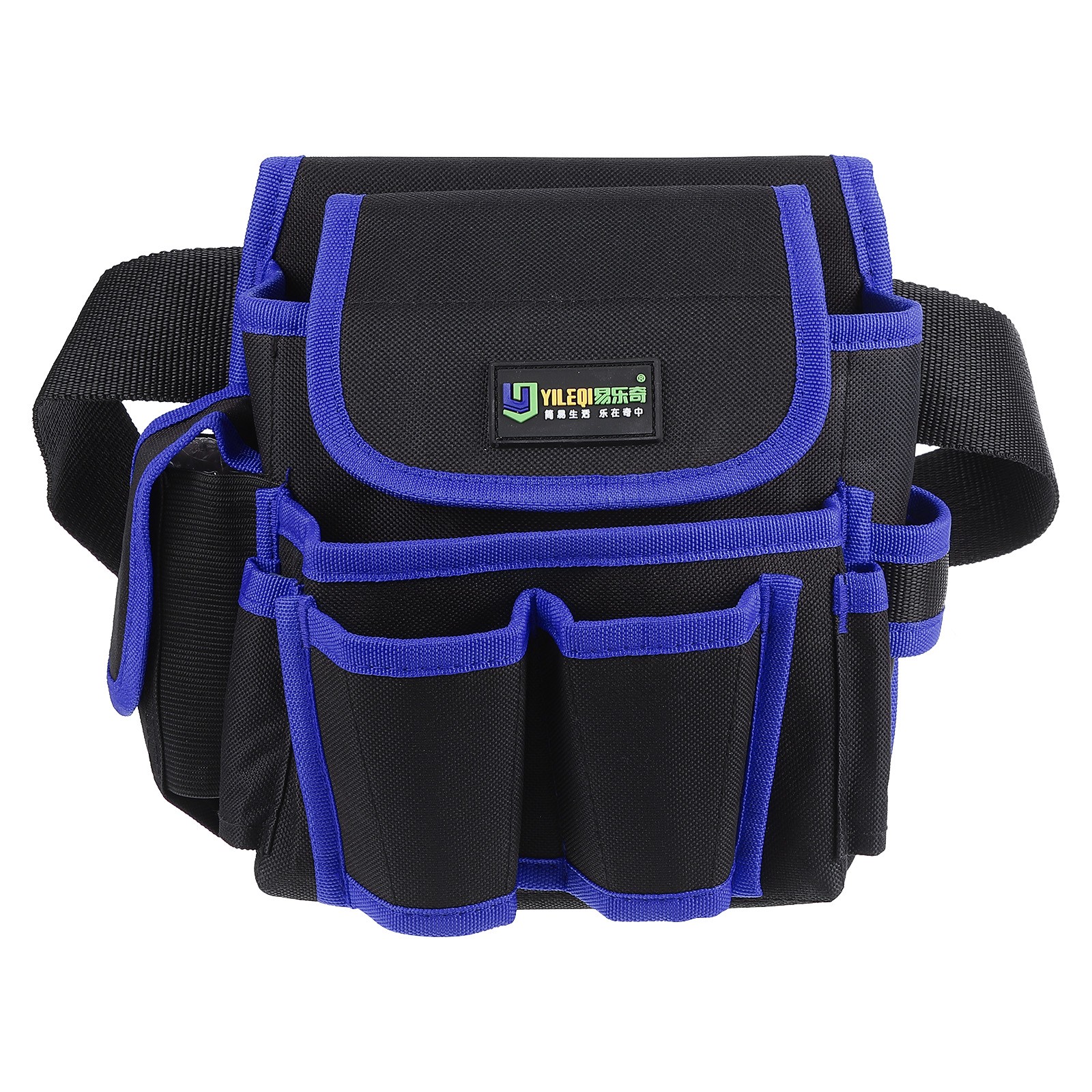 Tool Pouch Belt, Carpenter Gardening Pocket Tool Belt Pouch Work Organizer, Blue