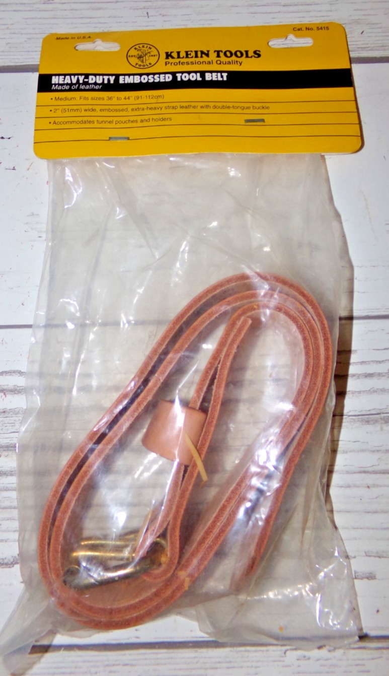 Klein Tools 5415 – Medium Tan Heavy Duty Embossed Tool Belt