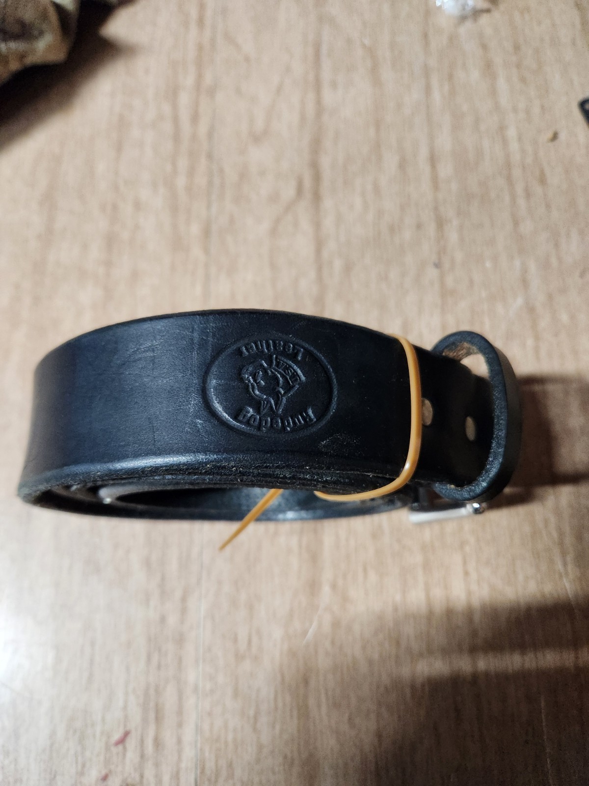 Handmade Rudedog USA 1.5” XL Black Leather Work Belt Adjustable 3021XL