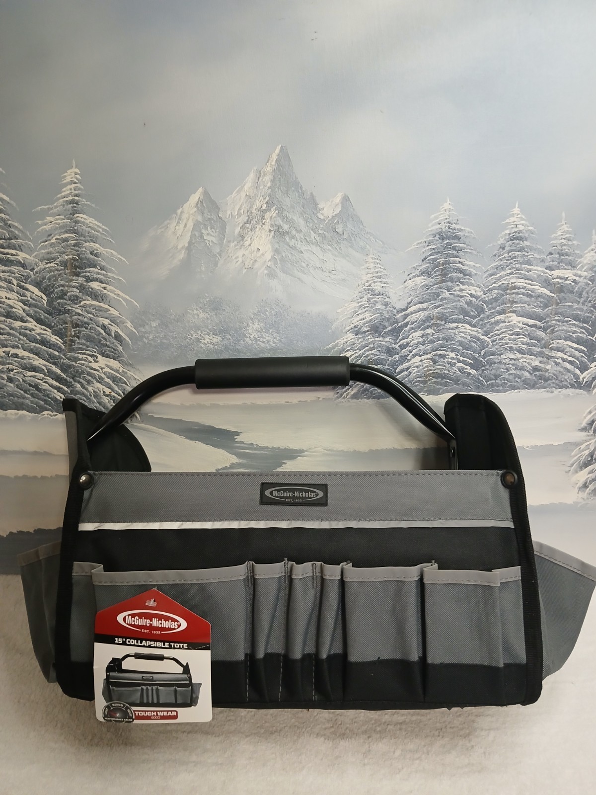 McGuire Nicholas Polyester Tool Pouch Black/Grey NEVER USED!