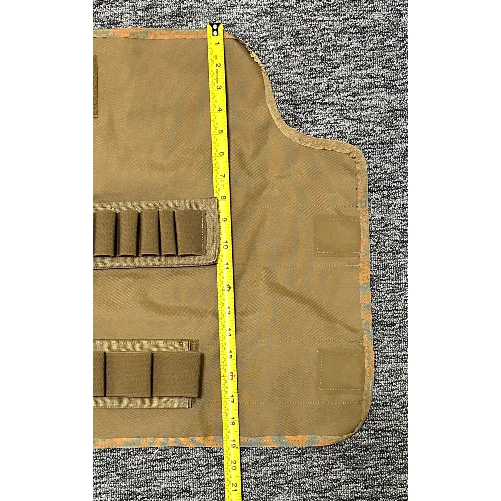 Clayton Dustless Made Simple Coyote Brown 30″x19″ Standard SAE Socket Tool Roll