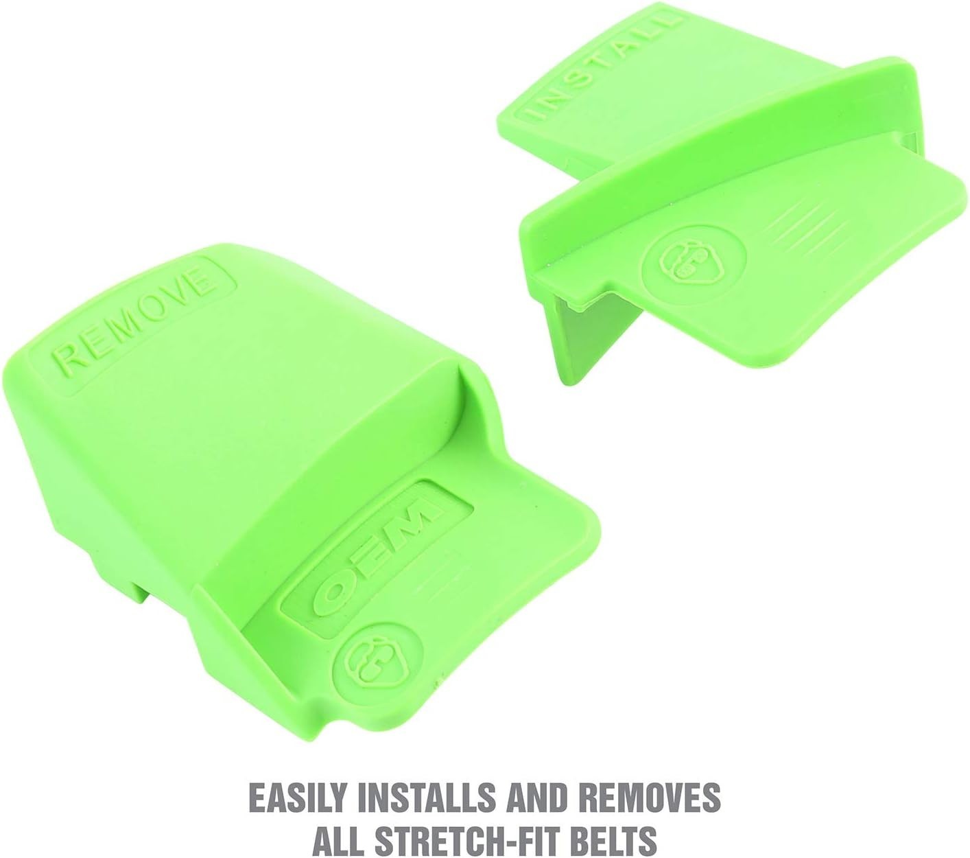 2-Piece Stretch Belt Remover & Installer – Heavy Duty Serpentine Tool Set
