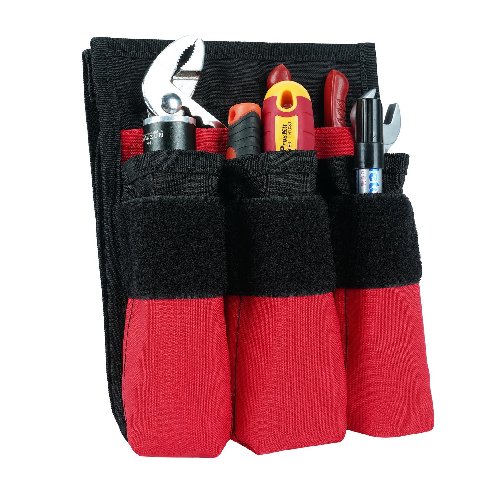 MELOTOUGH 7Pocket Firefighter Tool Pouch with Carry Handle and Flap, Fits in …