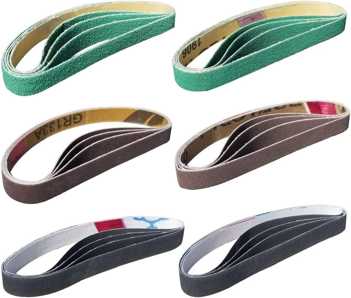 24 Pcs 1/2″ X 12″ Replacement Belt Kit for Work Sharp Original Knife & Tool