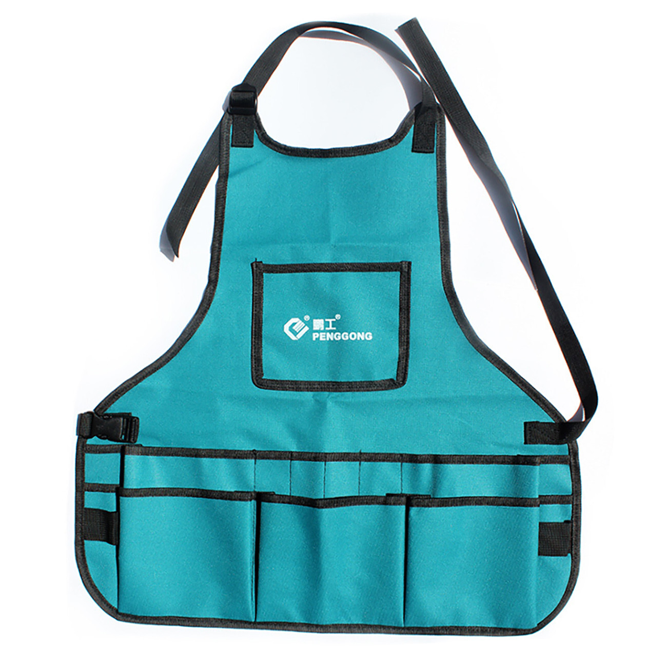 Portable Apron Tool Bag Multiple pocket waterproof 600D Oxford cloth for Garden
