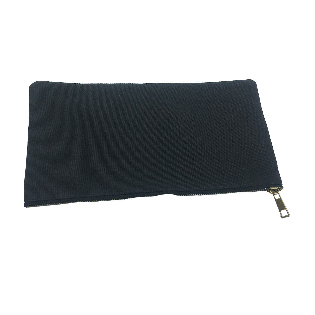 Double layer Canvas Tool Bag with Metal Zippers Hardware storage 12x 6.5 inch