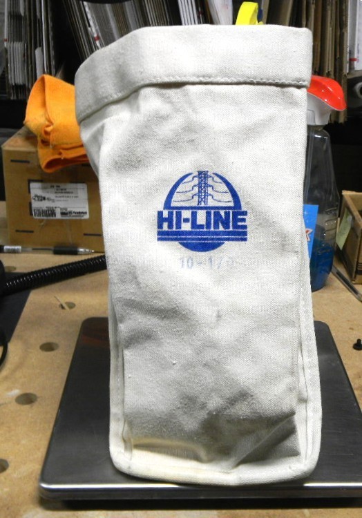 Hi-Line #10-170 canvas tool bag, see details