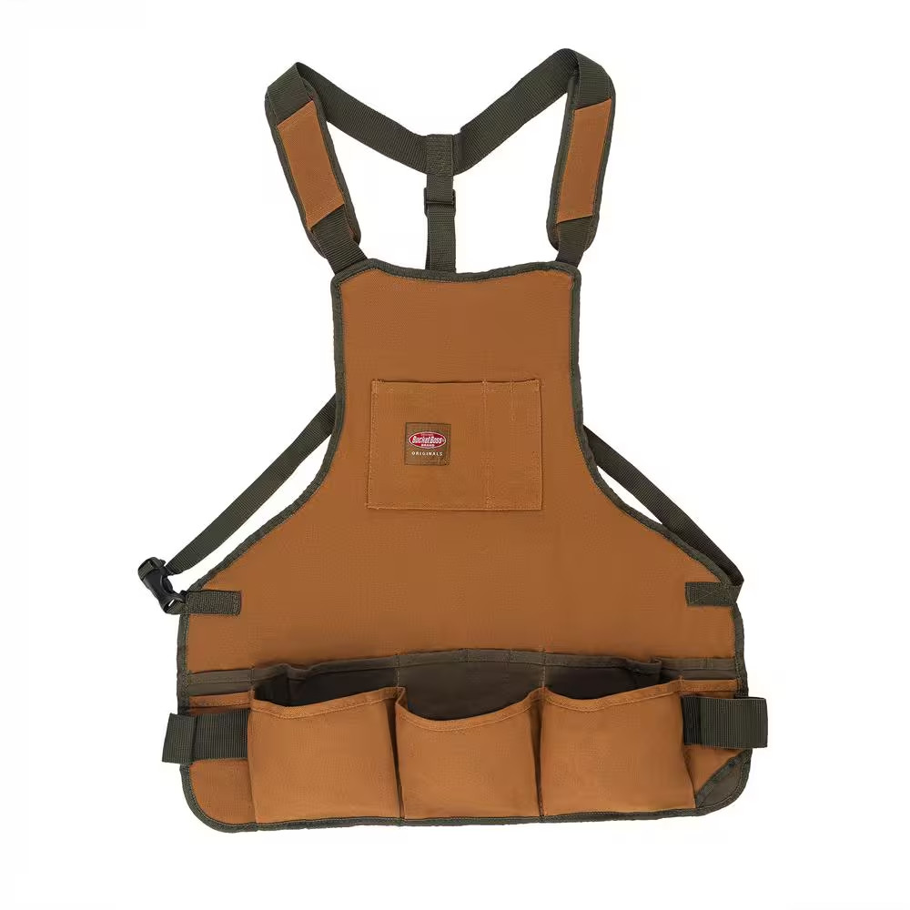 23 In. 16-Pocket Duckwear Super Bib Tool Work Apron