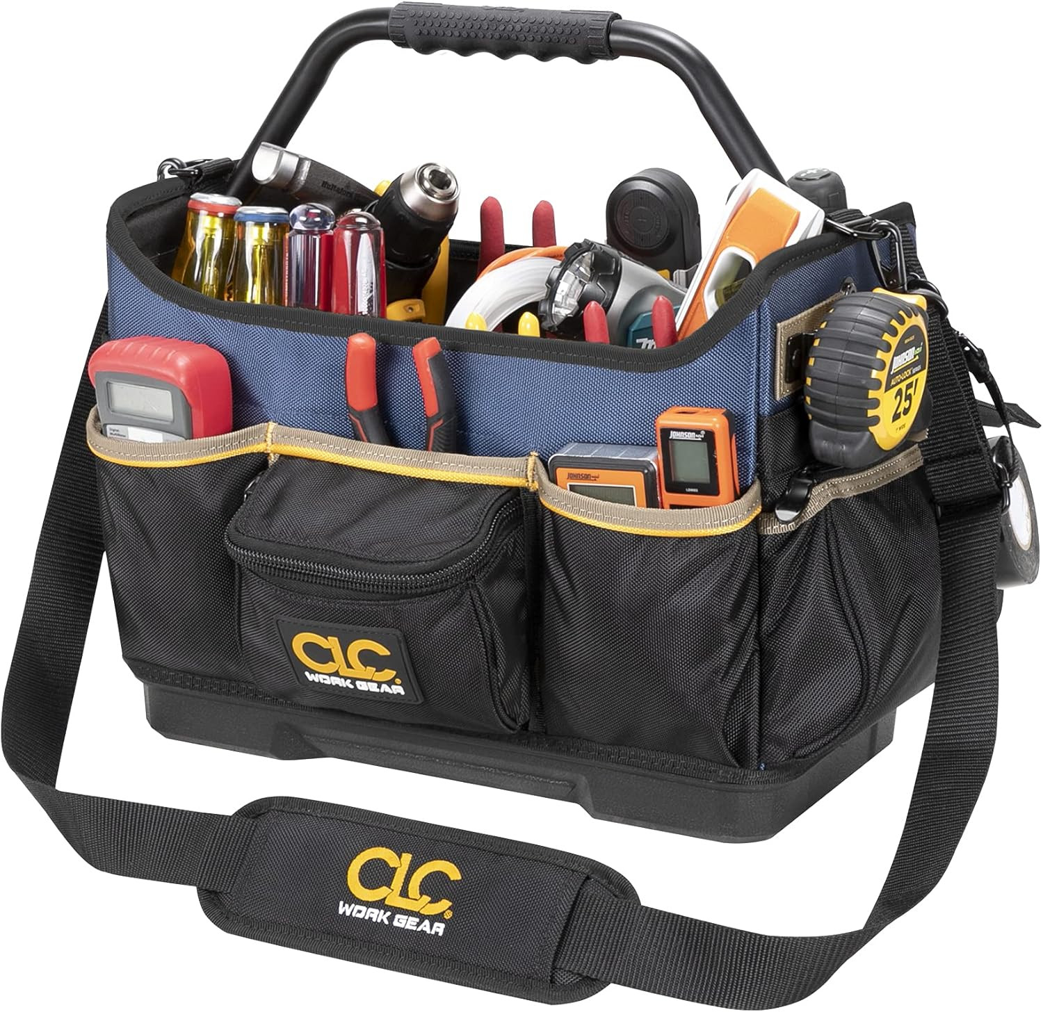 WORK GEAR 1579 20 Inch, Open Top, Soft Sided Tool Box, 27 Pockets