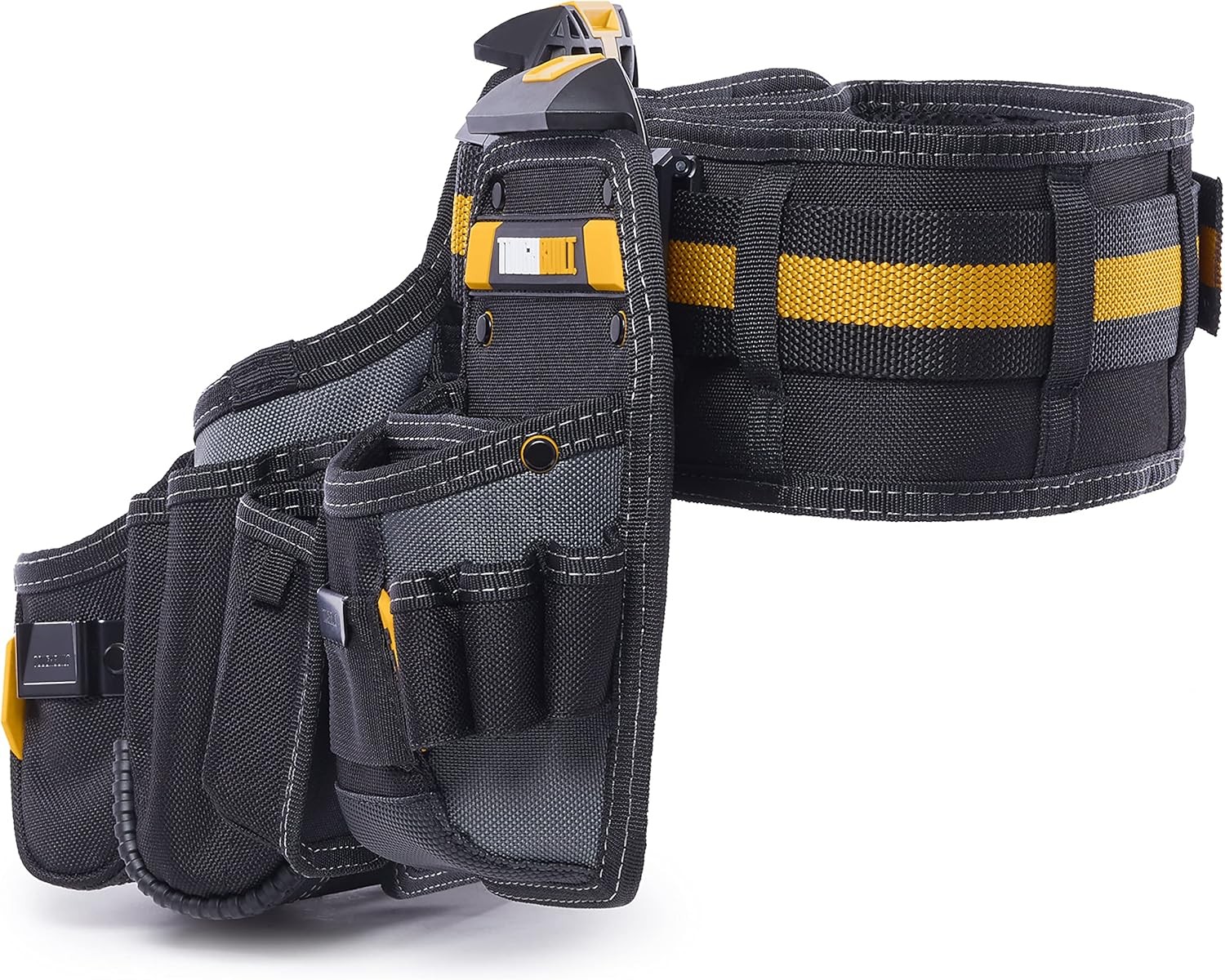 ToughBuilt 3-Piece Handyman Tool Belt Set w/ Padded Belt with Heavy-Duty Buckle