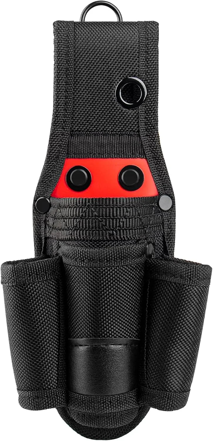 Small Tool Belt Pouch, 4-in-1 Tool Holster, 1680D Compact Tool Bag for Belt, Fit