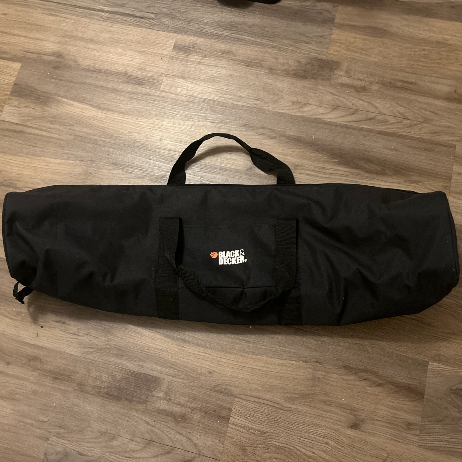 Black & Decker Canvas Soft Shell Tool Bag 38” L x 8″ T Black Pole Saw