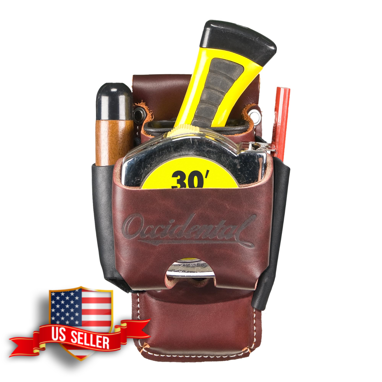 Occidental Leather Clip-On 4-in-1 Tool and Tape Holder with Oxy Tool Shield